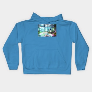 Window to the terrarium Kids Hoodie